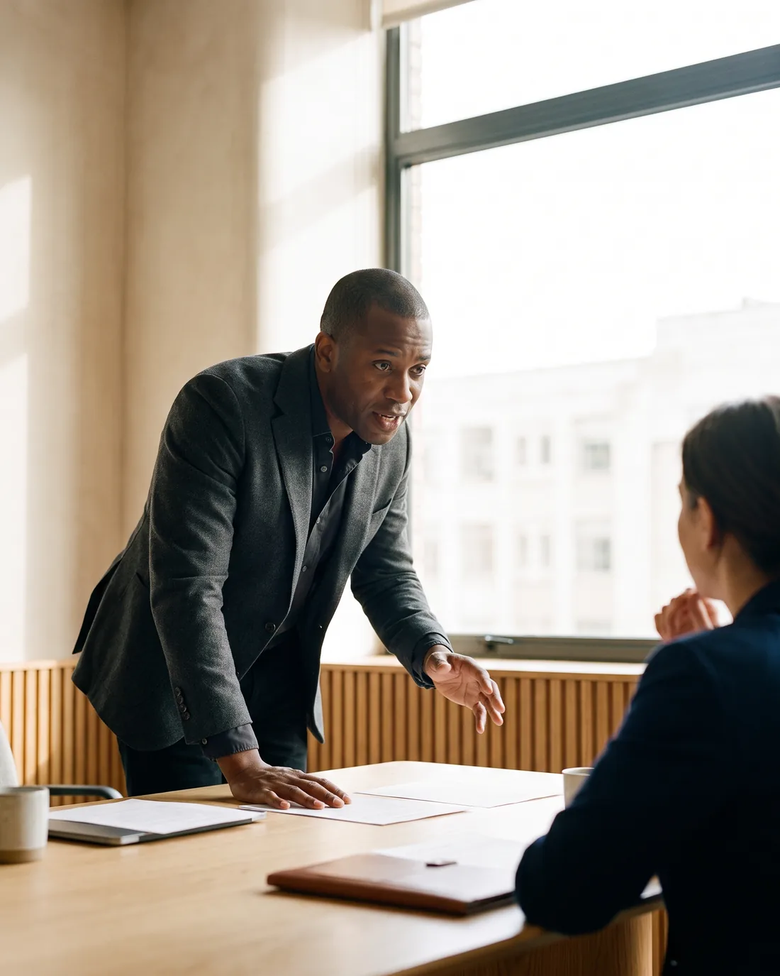 A fractional CFO at work in a Montreal business setting